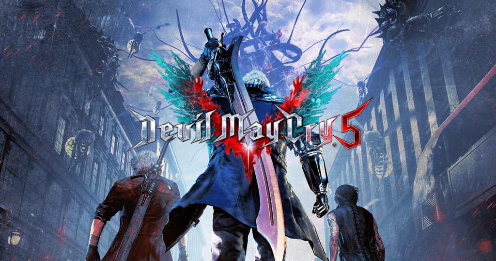 この写真は初心者おすすめPS4・PS5ソフトの1つであるDevil May Cry 5の写真です。